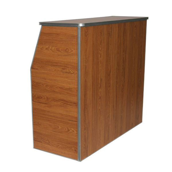 English Elm Commercial Grade 4' Laminate Foldable Bar - Portable Event Bar