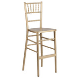 English Elm Commercial Grade Series Wood Chiavari Barstool