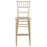 English Elm Commercial Grade Series Wood Chiavari Barstool