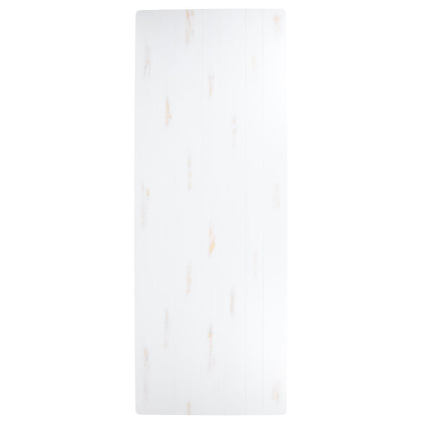 English Elm Commercial Grade Series 9' x 40" Rectangular Solid Pine Folding Farm Table