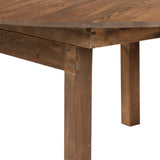 English Elm Commercial Grade Series Round Dining Table | Farm Inspired, Rustic & Antique Pine Dining Room Table