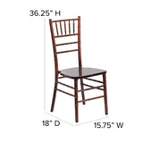 English Elm Commercial Grade Series Chiavari Chair