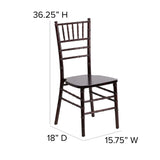 English Elm Commercial Grade Series Wood Chiavari Chair