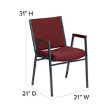 English Elm Commercial Grade Series Heavy Duty Stack Chair with Arms