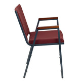 English Elm Commercial Grade Series Heavy Duty Stack Chair with Arms