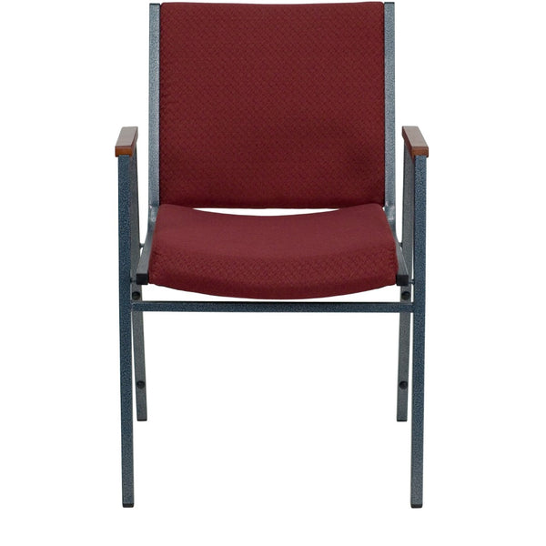 English Elm Commercial Grade Series Heavy Duty Stack Chair with Arms