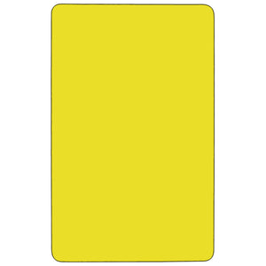 English Elm Commercial Grade 24''W x 60''L Rectangular HP Laminate Activity Table - Standard Height Adjustable Legs