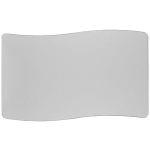 English Elm Commercial Grade 28"W x 47.5"L Rectangle Wave Flexible Collaborative Thermal Laminate Activity Table - Height Adjust Short Legs