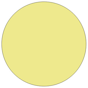 English Elm Commercial Grade Mobile 60'' Round Thermal Laminate Activity Table - Standard Height Adjustable Legs