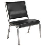 English Elm Commercial Grade Series 1000 lb. Rated Antimicrobial Vinyl Bariatric Medical Reception Chair