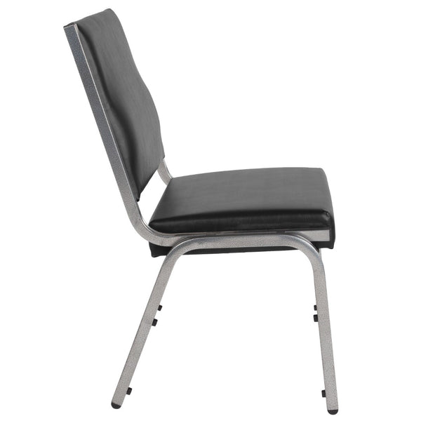 English Elm Commercial Grade Series 1000 lb. Rated Antimicrobial Vinyl Bariatric Medical Reception Chair
