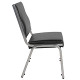 English Elm Commercial Grade Series 1000 lb. Rated Antimicrobial Vinyl Bariatric Medical Reception Chair