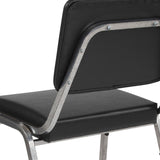 English Elm Commercial Grade Series 1000 lb. Rated Antimicrobial Vinyl Bariatric Medical Reception Chair with 3/4 Panel Back