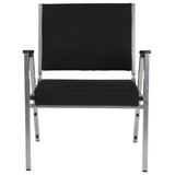 English Elm Commercial Grade Series 1000 lb. Rated Antimicrobial Fabric Bariatric Medical Reception Arm Chair