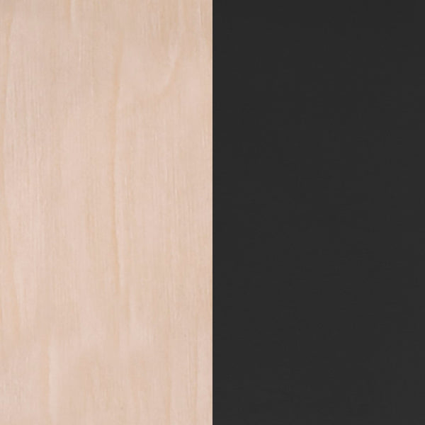 English Elm Commercial Grade Commercial Barstool with 500 LB. Capacity Steel Frame, Natural Birch Finish Wooden Boomerang Back, and Vinyl Seat