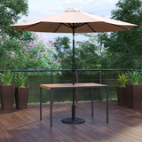 Commercial Grade 3 Piece Outdoor Patio Table Set - 30