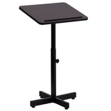 English Elm Commercial Grade Adjustable Height Metal Lectern