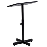 English Elm Commercial Grade Adjustable Height Metal Lectern