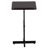 English Elm Commercial Grade Adjustable Height Metal Lectern