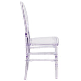 English Elm Commercial Grade Crystal Ice Stacking Florence Chair