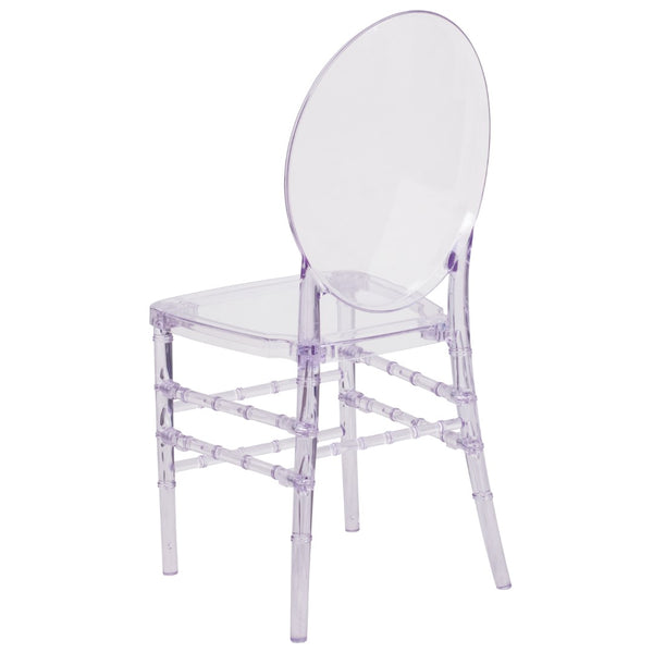 English Elm Commercial Grade Crystal Ice Stacking Florence Chair
