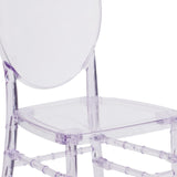 English Elm Commercial Grade Crystal Ice Stacking Florence Chair