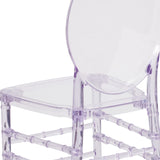 English Elm Commercial Grade Crystal Ice Stacking Florence Chair