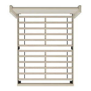 English Elm Full Upholstered Platform Bed with Channel Stitched Wingback Headboard, Mattress Foundation with Slatted Supports, No Box Spring Needed,