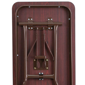 English Elm Commercial Grade 5-Foot Melamine Laminate Folding Training Table