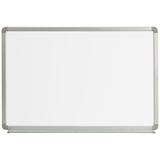 English Elm Commercial Grade 3' W x 2' H Magnetic Marker Board