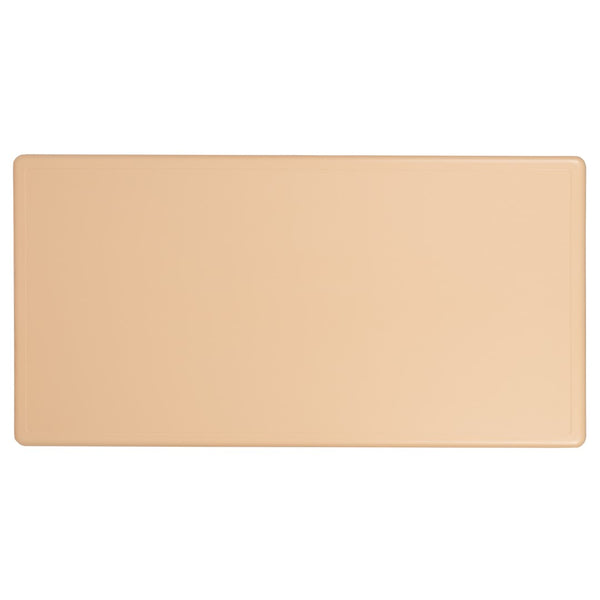 English Elm Commercial Grade 24"W x 48"L Rectangular Plastic Height Adjustable Activity Table Set with 4 Chairs