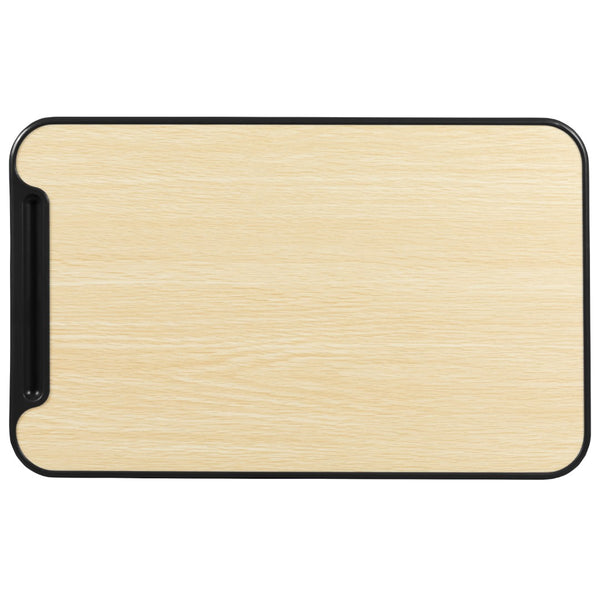 English Elm Commercial Grade Mobile Desk Chair with 360 Degree Tablet Rotation and Under Seat Storage Cubby