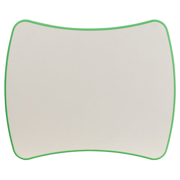 English Elm Commercial Grade 21.875''W x 26.625''L Rectangular Plastic Height Adjustable Activity Table with Grey Top