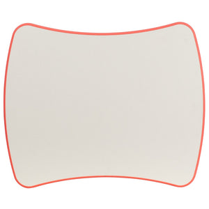 English Elm Commercial Grade 21.875''W x 26.625''L Rectangular Plastic Height Adjustable Activity Table with Grey Top