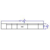 English Elm Commercial Grade Series LeatherSoft Reception Configuration, 6 Pieces