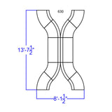 English Elm Commercial Grade Series LeatherSoft Reception Configuration, 10 Pieces