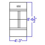 English Elm Commercial Grade Series LeatherSoft Reception Configuration, 6 Pieces