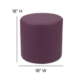 English Elm Commercial Grade Soft Seating Flexible Circle for Classrooms and Common Spaces - 18" Seat Height ()