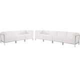 English Elm Commercial Grade Series LeatherSoft Sofa Set, 5 Pieces