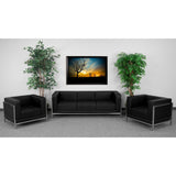 English Elm Commercial Grade Series LeatherSoft Sofa & Chair Set