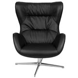 English Elm Commercial Grade Swivel Wing Chair