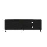 English Elm 65" Mid Century Modern TV Stand for up to 60" TV's with Adjustable Shelf and Storage Drawers,