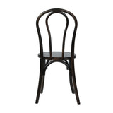 English Elm Commercial Grade Commercial Grade Early American Thonet Style Solid Wood Stackable Dining Chair