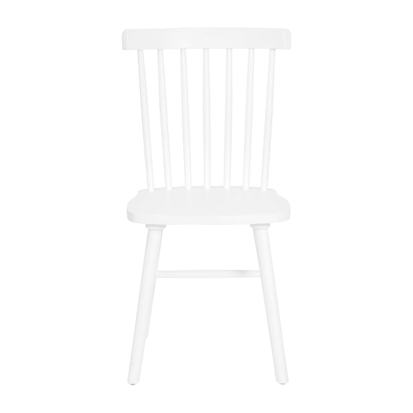 English Elm Commercial Grade - Set of 2 Commercial Grade Windsor Dining Chairs, Solid Wood Armless Spindle Back Restaurant Dining Chairs