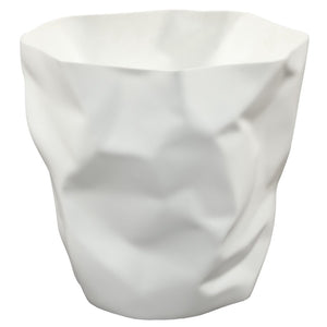 Modway Furniture Lava Sculptural Trash Bin by Modway - Humorous Design for Home or Office, Easy to Clean & Move EEI-1022-WHI