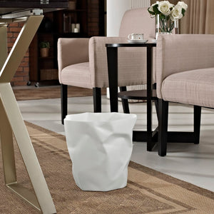 Modway Furniture Lava Sculptural Trash Bin by Modway - Humorous Design for Home or Office, Easy to Clean & Move EEI-1022-WHI