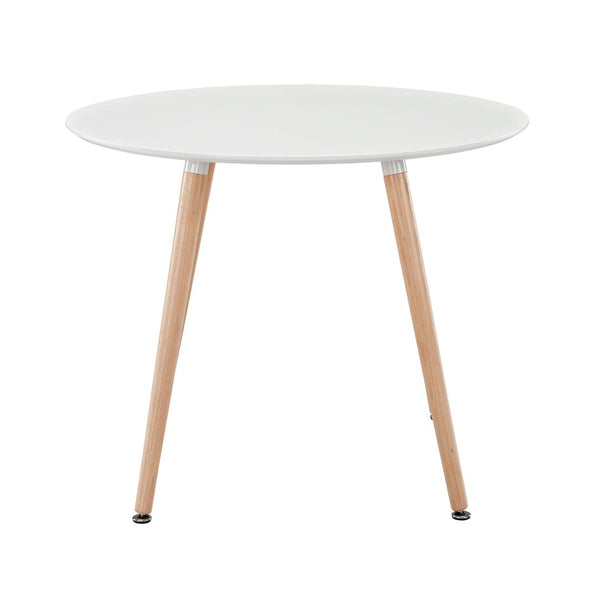 Modway Furniture Track Round Dining Table by Modway - Minimalist Design for Modern Dining Spaces, Easy Assembly EEI-1055-WHI