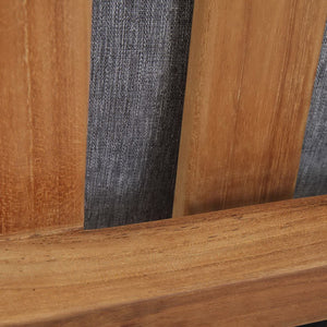 Modway Furniture Marina Outdoor Teak Corner Sofa - Stylish, Durable Seating with All-Weather Cushions for Relaxation Natural Gray EEI-1146-NAT-GRY-SET