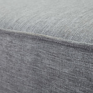 Modway Furniture Marina Outdoor Teak Right-Facing Sofa by Modway - Durable Comfort for Elegant Patio Relaxation Natural Gray EEI-1149-NAT-GRY-SET