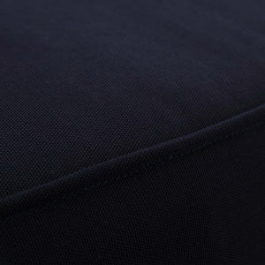 Modway Furniture Marina Outdoor Patio Teak Ottoman - Versatile Seating Solution for Ultimate Comfort and Style Natural Navy EEI-1152-NAT-NAV-SET